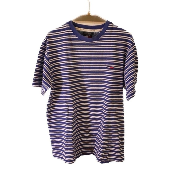 Tommy Hilfiger Other - TOMMY HILFIGER Stripped  tee White & Blue in Medium